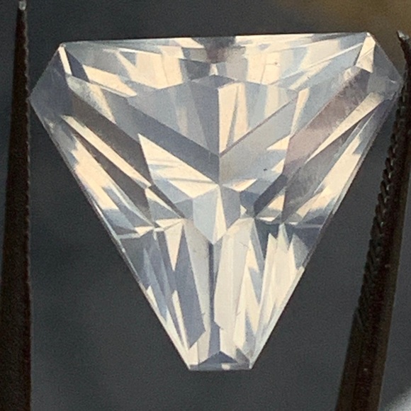 8.82 Carats Feldspar Moonstone Fancy Rare Peach Pink Gemstone Precision Cut - Picture 4 of 17